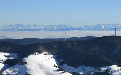 Windpark Rohrenkopf bei Gersbach mit neuem Rekordertrag im Jahr 2023!